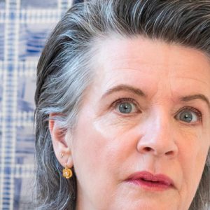 Kamionka Diarama projektu Helli Jongerius dla Mutiny w recepcji
