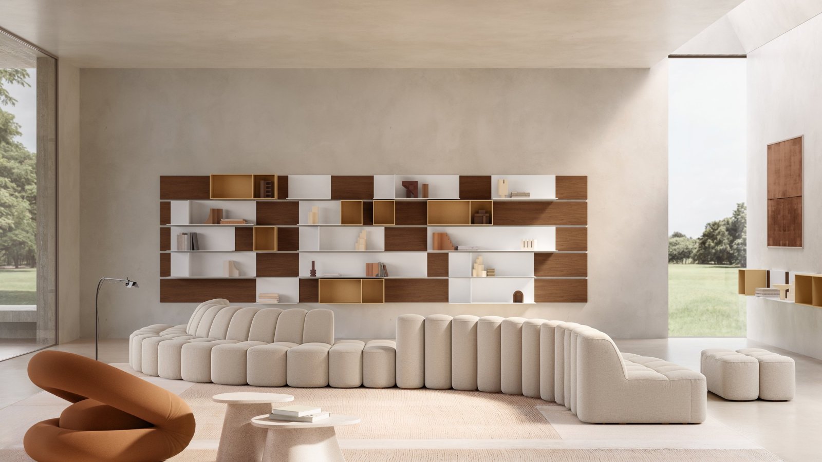 Sofa do poczekalni Array marki mdf italia w recepcji