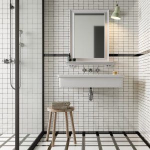 Wzór Double White z kolekcji Mattonelle Margherita od Mutiny