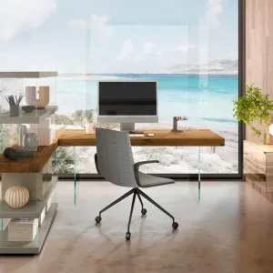Wykończenie Marble XGlass na biurku Air Desk