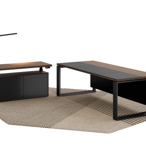 Niski ekran frontowy 30 cm na biurku Arche