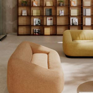 Sofa Aom w przestrzeni wspólnej uczelni
