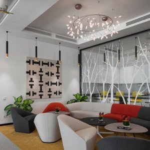 Grupa foteli Colina w firmowym lounge