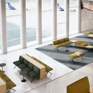 Sofa Kiik obita tkaniną klienta