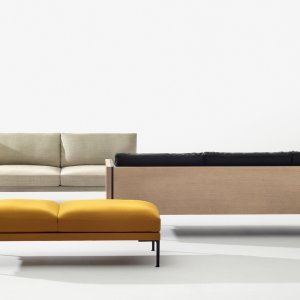 Modułowa sofa Steeve od Arper w strefie lounge