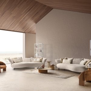 Modułowa kompozycja sofy loungowej Nuvola