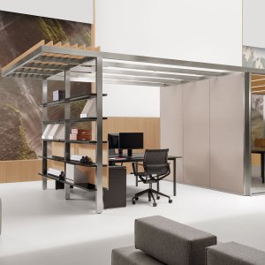 Sala spotkań CSS_Village z drzwiami przesuwnymi z dohamowaniem