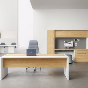Blat w orzechu Maroncelli biurka Oxford