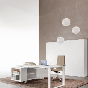 Nowoczesne biurko gabinetowe Planeta od DVO Office