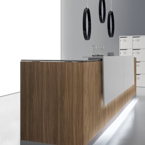 Listwa LED ze ściemniaczem dotykowym pod nadstawką lady Qubo
