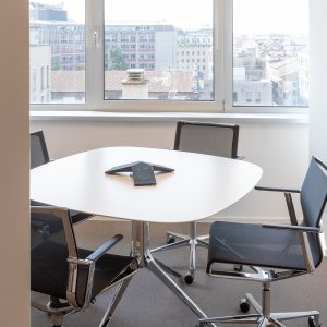 Otwarte podłokietniki aluminiowe Stick Chair
