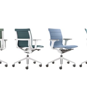 Aluminiowa obudowa mechanizmu bujania w Una Chair