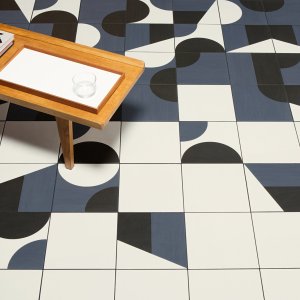 Posadzka z gresu Puzzle od Mutiny