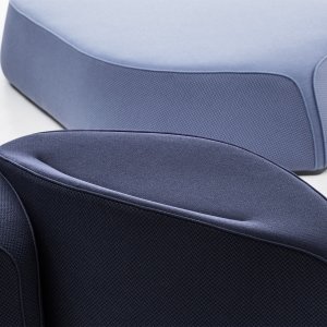 Fotele recepcyjne Waves spięte magnesem