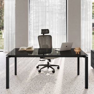 Stół team 5th Element na kozłach z dwoma aluminiowymi top accessami