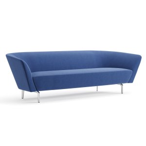 Wolnostojąca dwuosobowa sofa Loop od Arper