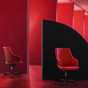 Sala konferencyjna z krzesłami Italia i Meraviglia