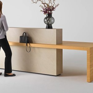 Fornir Rovere Classico na ladzie Kyo Reception od Martex