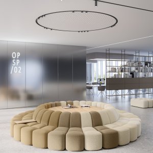Firmowa recepcja z siedziskami Array marki mdf italia