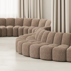 Array marki mdf italia ze stolikiem z orzecha Canaletto