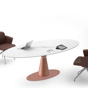 Stol konferencyjny Metar 440 cm w sali zarzadu