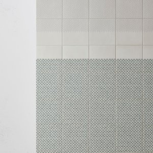 Wzor Zigzag White z Tape Mutina na bialej bazie