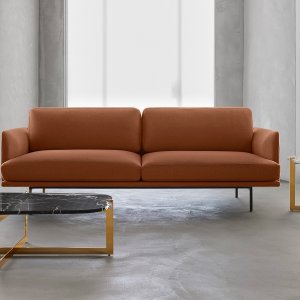 Sofa biurowa i siedziska lounge: trzyosobowa New York Quinti o szerokości 256 cm