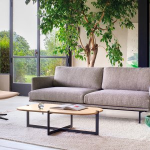 Sofa New York Small 175 cm w szarej tkaninie