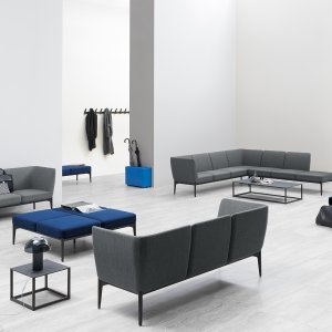 Sofa Social z modułem narożnym na końcu rzędu