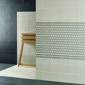 Wzor Mesh Green z kolekcji Tape w szkliwionym gresie