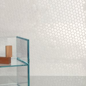 Botanica White z kontrastowa fuga terakotowa
