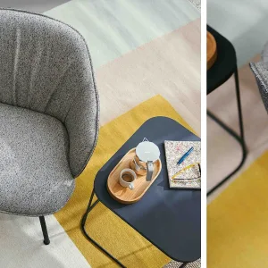 Ławka se:café bench bez oparcia o długości 1600 mm w strefie socjalnej