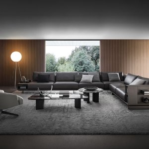 Element narożny Asso 245 na 169 cm z dwoma siedziskami po 100 cm