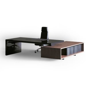 Asymmetrical od Tecno, projekt Piero Lissoni, w gabinecie prezesa