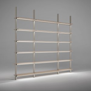 Detal rozgalezionej konstrukcji aluminiowej Cosmos