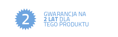 gwarancja na 2 lat dla tego produktu